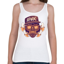 PRINTFASHION Cool Apex - Női atléta - Fehér női trikó