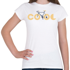 PRINTFASHION COOL biker - Női póló - Fehér női póló