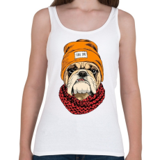 PRINTFASHION Cool Dog - Női atléta - Fehér