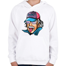 PRINTFASHION Cool Einstein - Gyerek kapucnis pulóver - Fehér gyerek pulóver, kardigán