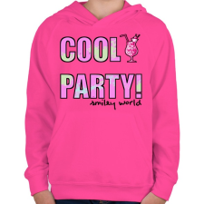 PRINTFASHION COOL PARTY - Gyerek kapucnis pulóver - Fukszia gyerek pulóver, kardigán