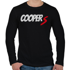 PRINTFASHION COOPER S - Férfi hosszú ujjú póló - Fekete férfi póló