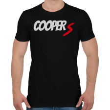 PRINTFASHION COOPER S - Férfi póló - Fekete férfi póló