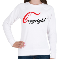 PRINTFASHION Copyright - Női pulóver - Fehér női pulóver, kardigán