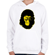 PRINTFASHION Cornelius - Gyerek kapucnis pulóver - Fehér gyerek pulóver, kardigán