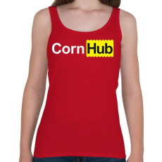 PRINTFASHION CornHub - Női atléta - Cseresznyepiros