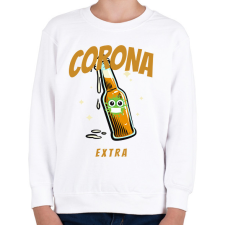 PRINTFASHION CORONA EXTRA - Gyerek pulóver - Fehér gyerek pulóver, kardigán