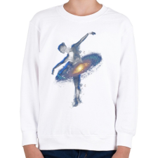PRINTFASHION Cosmic dance - Gyerek pulóver - Fehér gyerek pulóver, kardigán