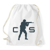 PRINTFASHION Counter Strike Logo - Sportzsák, Tornazsák - Fehér