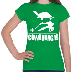 PRINTFASHION Cowabunga 1 - Női póló - Zöld