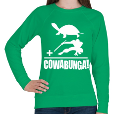 PRINTFASHION Cowabunga 1 - Női pulóver - Zöld