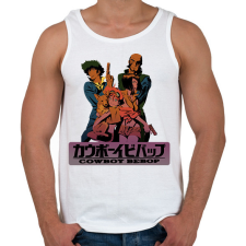 PRINTFASHION Cowboy Bebop Anime - Férfi atléta - Fehér atléta, trikó