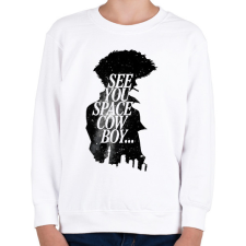 PRINTFASHION Cowboy bebop - Gyerek pulóver - Fehér gyerek pulóver, kardigán