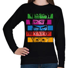 PRINTFASHION Cowboy Bebop too good too bad - Női pulóver - Fekete