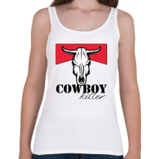 PRINTFASHION Cowboy killer - Női atléta - Fehér