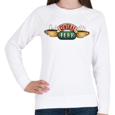 PRINTFASHION CP - Női pulóver - Fehér női pulóver, kardigán