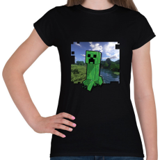 PRINTFASHION creeper2 - Női póló - Fekete