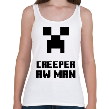 PRINTFASHION creeper aw man - Női atléta - Fehér női trikó