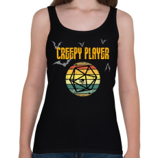 PRINTFASHION Creepy player - Női atléta - Fekete