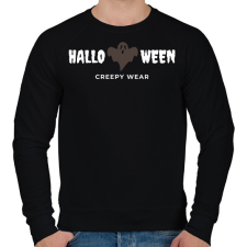 PRINTFASHION CREEPY WEAR - Férfi pulóver - Fekete férfi pulóver, kardigán