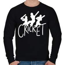 PRINTFASHION Cricket - Férfi pulóver - Fekete férfi pulóver, kardigán