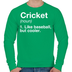 PRINTFASHION Cricket - Férfi pulóver - Zöld