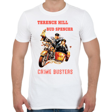 PRINTFASHION crime busters - Férfi póló - Fehér