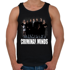 PRINTFASHION CRIMINAL MINDS - Férfi atléta - Fekete
