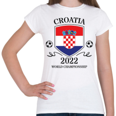 PRINTFASHION Croatia 2022 - Női póló - Fehér