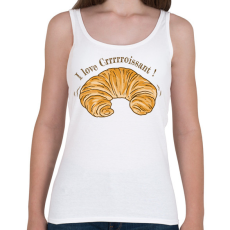 PRINTFASHION Croissaint - Női atléta - Fehér