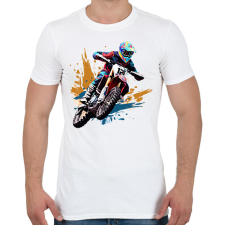PRINTFASHION Cross - Férfi póló - Fehér férfi póló