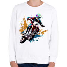 PRINTFASHION Cross - Gyerek pulóver - Fehér gyerek pulóver, kardigán