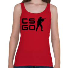 PRINTFASHION CS:GO - Női atléta - Cseresznyepiros női trikó