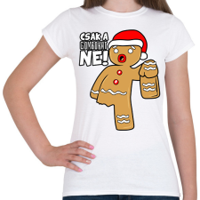 PRINTFASHION Csak a gombokat ne - Női póló - Fehér női póló
