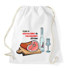PRINTFASHION Csak a kóstolóért.. - Sportzsák, Tornazsák - Fehér tornazsák