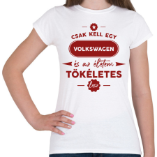 PRINTFASHION Csak kell egy Volkswagen - Női póló - Fehér női póló