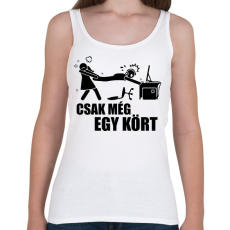 PRINTFASHION Csak még 1 kört - Női atléta - Fehér