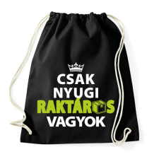 PRINTFASHION Csak nyugi raktárosvagyok! - Sportzsák, Tornazsák - Fekete tornazsák