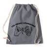 PRINTFASHION Csak vibeolok a démonjaimmal - Sportzsák, Tornazsák - Grafitszürke