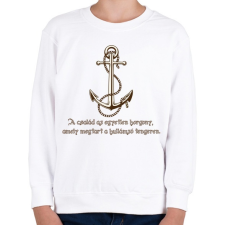 PRINTFASHION Család - Gyerek pulóver - Fehér gyerek pulóver, kardigán