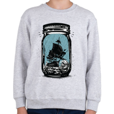 PRINTFASHION Csapdában - Gyerek pulóver - Sport szürke gyerek pulóver, kardigán