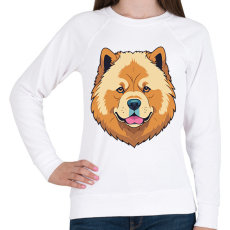 PRINTFASHION Csau csau - Női pulóver - Fehér