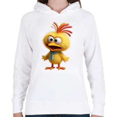 PRINTFASHION Csibe 01 - Női kapucnis pulóver - Fehér