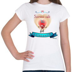 PRINTFASHION Csibész - Női póló - Fehér