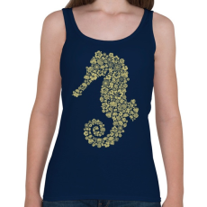 PRINTFASHION Csikóhal - Női atléta - Sötétkék