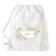 PRINTFASHION Csilla - Sportzsák, Tornazsák - Fehér tornazsák