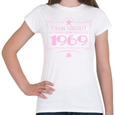 PRINTFASHION csillag-1969-pink - Női póló - Fehér