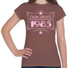 PRINTFASHION csillag-1985-pink - Női póló - Mogyoróbarna női póló