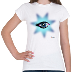 PRINTFASHION Csillagszem - Női póló - Fehér