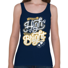 PRINTFASHION Csillogj - Női atléta - Sötétkék